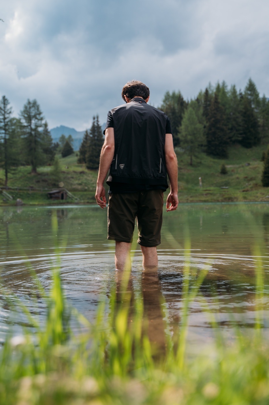 Un momento dell'esperienza sulle Dolomiti