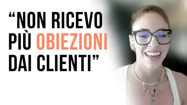 Video caso studio di un professionista formato da David Valmori