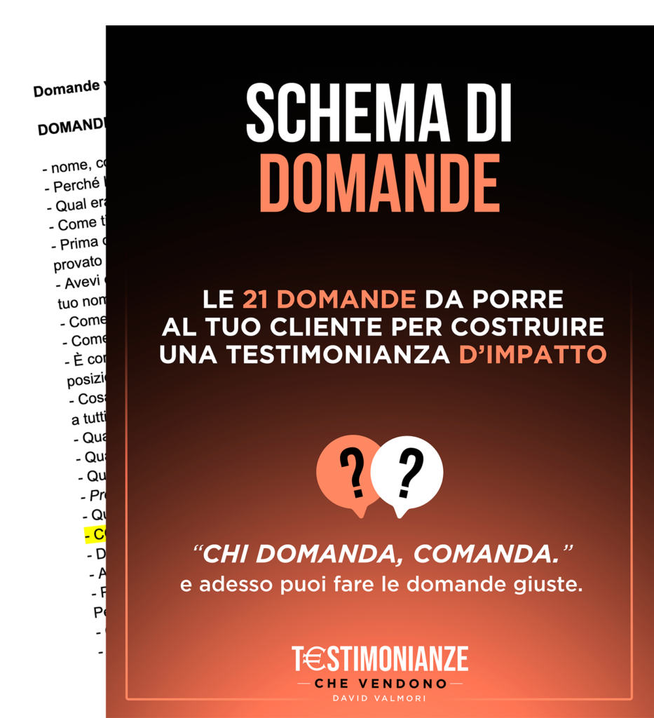 pdf corso testimonianze che vendono
